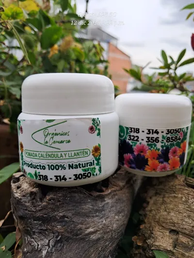 Crema Caléndula y Llantén